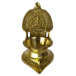Brass Antique Gajalakshmi Diya Big